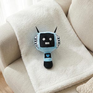 Sprunki Incredibox Fun Bot Plush Toy Horror Computer Character Stuffed Animal Cute Gamer Gift Fan Mod Figure Kids Birthday Room Decor
