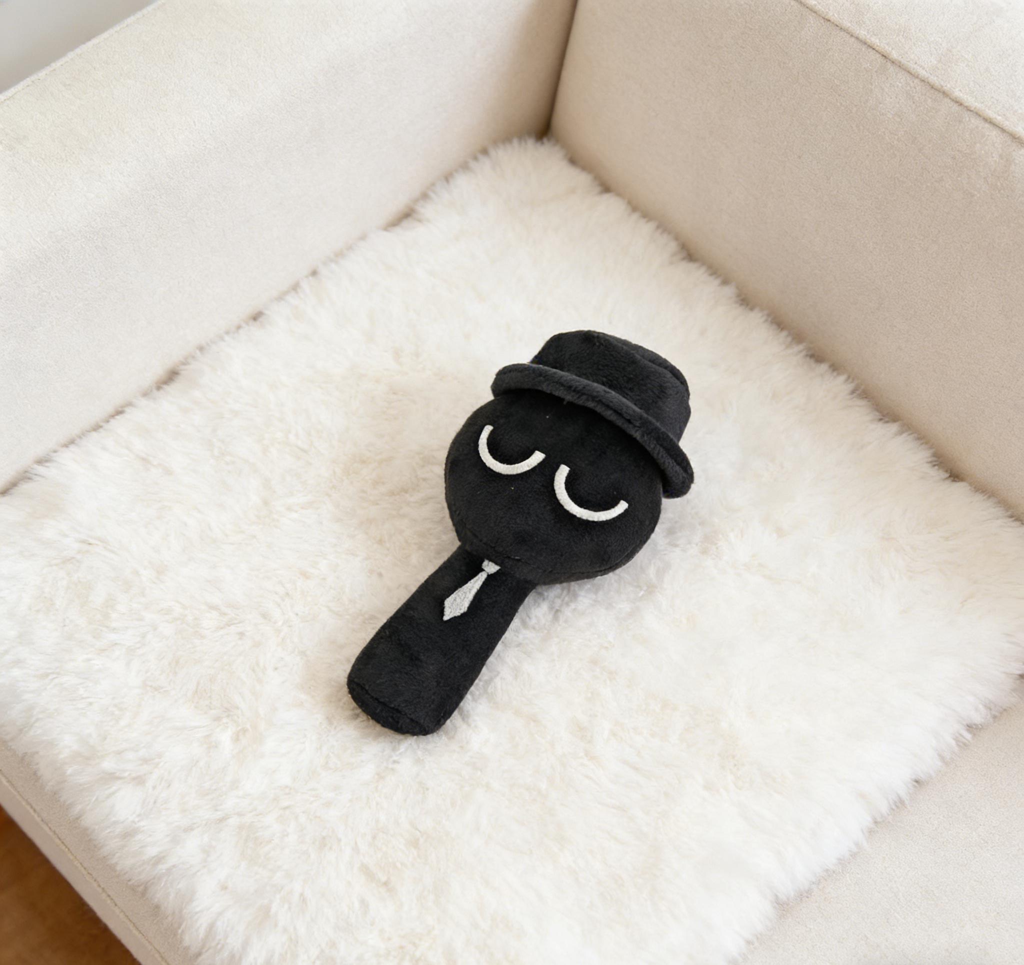 Blake Sprunki Plush 22cm, Black White Stuffed Toy, Music Horror Fan ...