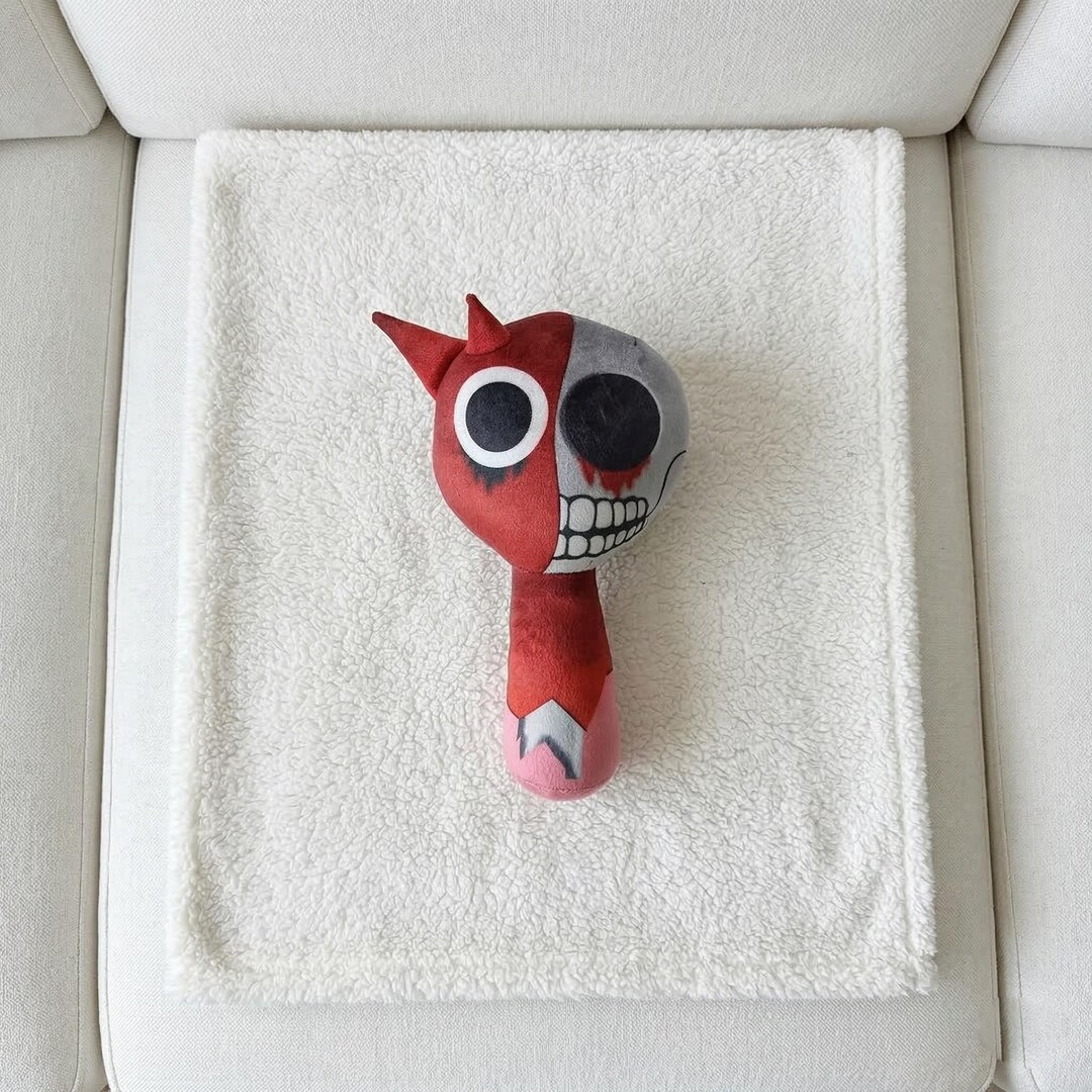 Sprunki Raddy Toy Sprunki Raddy Plush Toy, Soft Horror Game Character Doll, Spooky Gamer ...