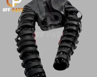 Echt leren jack met gesp, korte bolero, cosplay-festivaljas
