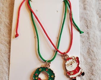 set of 2 pull string/boho style bracelets.