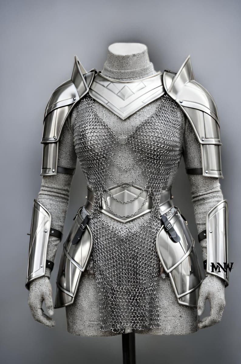 Platemail Medieval Steel Armor Set With Chainmail | Knight Plate Armor Suit ...