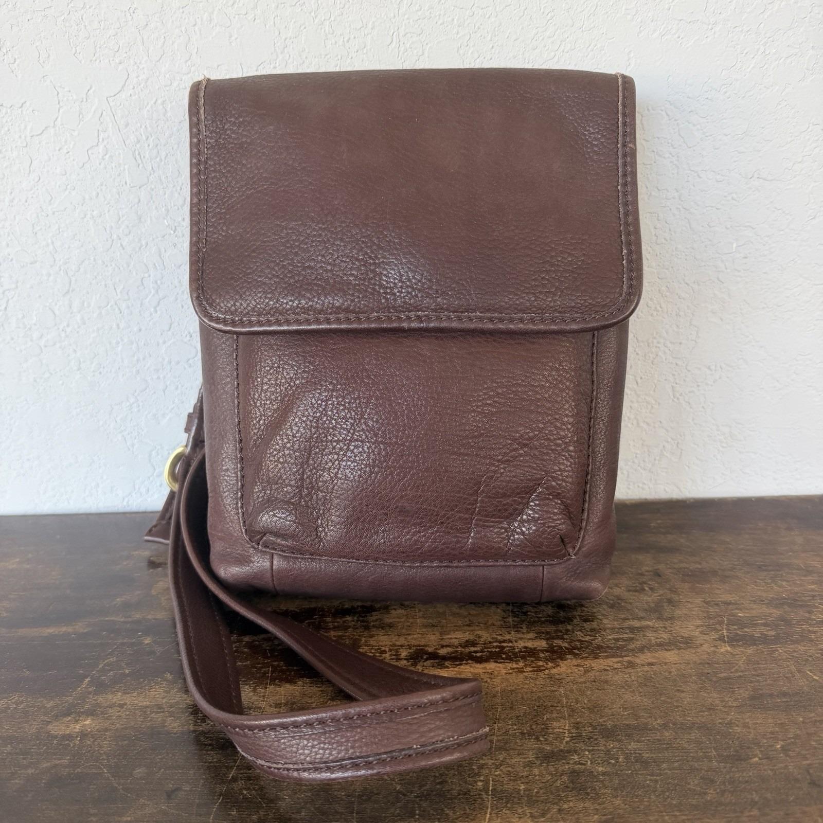 Vintage Fossil 1954 Classic Brown Pebbled Leather Backpack 75082 Brass Key 75082 Fossil Purse - Etsy main image 2