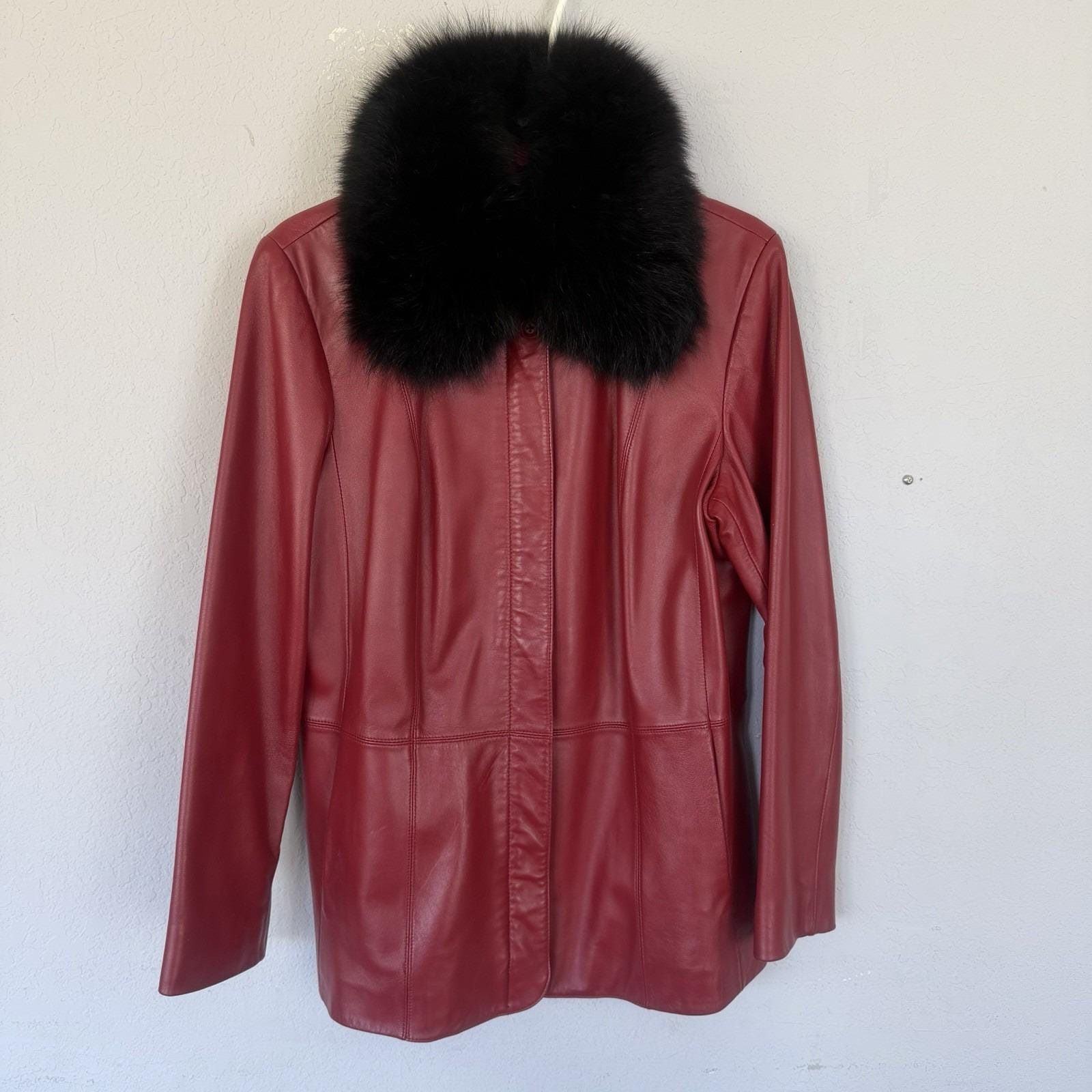 Leather Fur Jacket Y2k - Etsy