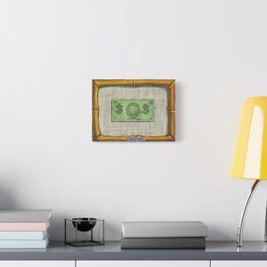 Mr. Krabs' First Dollar Canvas, Stretched Matte Wall Art image 3