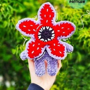 Monstre fleuri Amigurumi / Peluche Demogorgon - Modèle au crochet