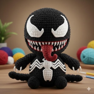 Amigurumi Alien Monster Detailed Crochet Pattern