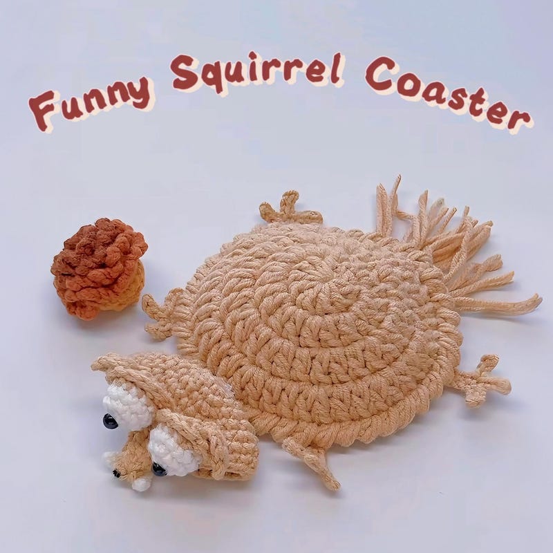 Scrat Coaster Crochet Pattern Etsy scrat-coaster-crochet-pattern-etsy
