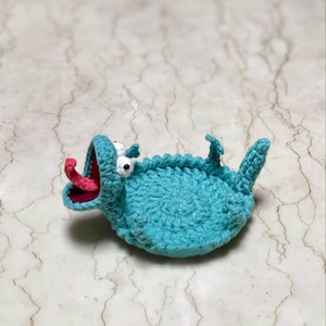 Virkmönster för djurunderlägg, virkmönster för Tom Lizard-underlägg, popup-amigurumi-mugghållare, handledning för muggmatta, enkel PDF + video för nybörjare bild 4