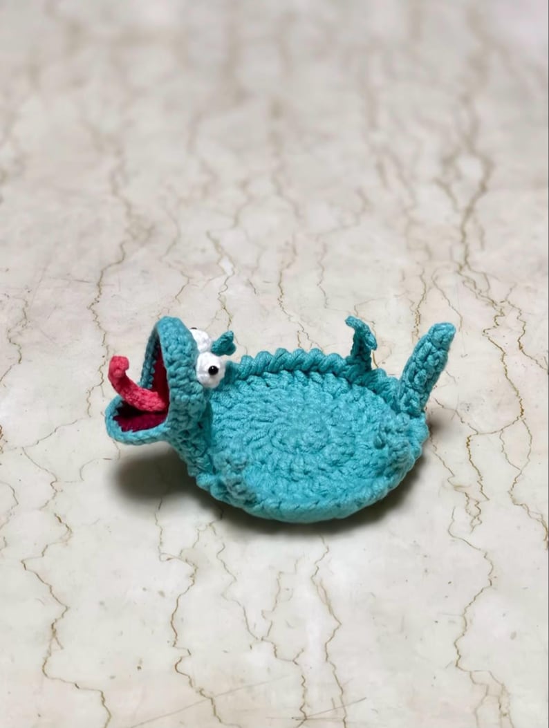 Virkmönster för djurunderlägg, virkmönster för Tom Lizard-underlägg, popup-amigurumi-mugghållare, handledning för muggmatta, enkel PDF + video för nybörjare bild 4