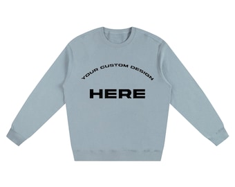 Custom Logo Crewneck Sweater, Personalized Business Uniform