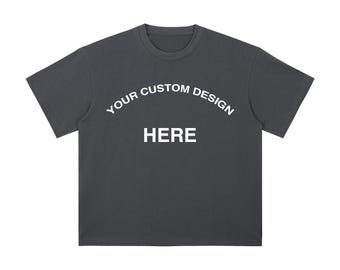 Custom Heavyweight Drop Shoulder T-Shirt | Personalized Logo & Design
