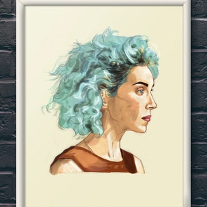 St. Vincent - Annie Clark Indie Music Gig Poster