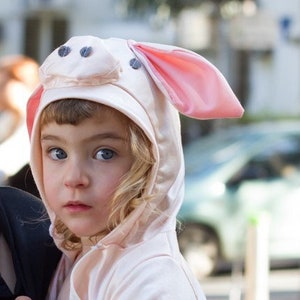 Pink Pig Halloween Costume / Piggy Jumpsuit Costume / Light Pink Playwear / Kids&Babies Costume Wear / Animal Pjs / Birthday Gift