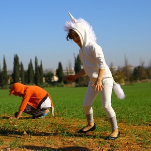 White Unicorn Handmade Playsuit Costume With Mane&Tail - Unique & Personalized | ThumbelinaWorkshop
Unicorn Playsuit Costume Gender-neutral for Kids and Babies | Unicorn kids costume | Customizable for Halloween or unicorn Birthday Present