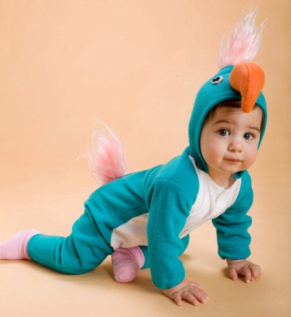 baby girl parrot costume