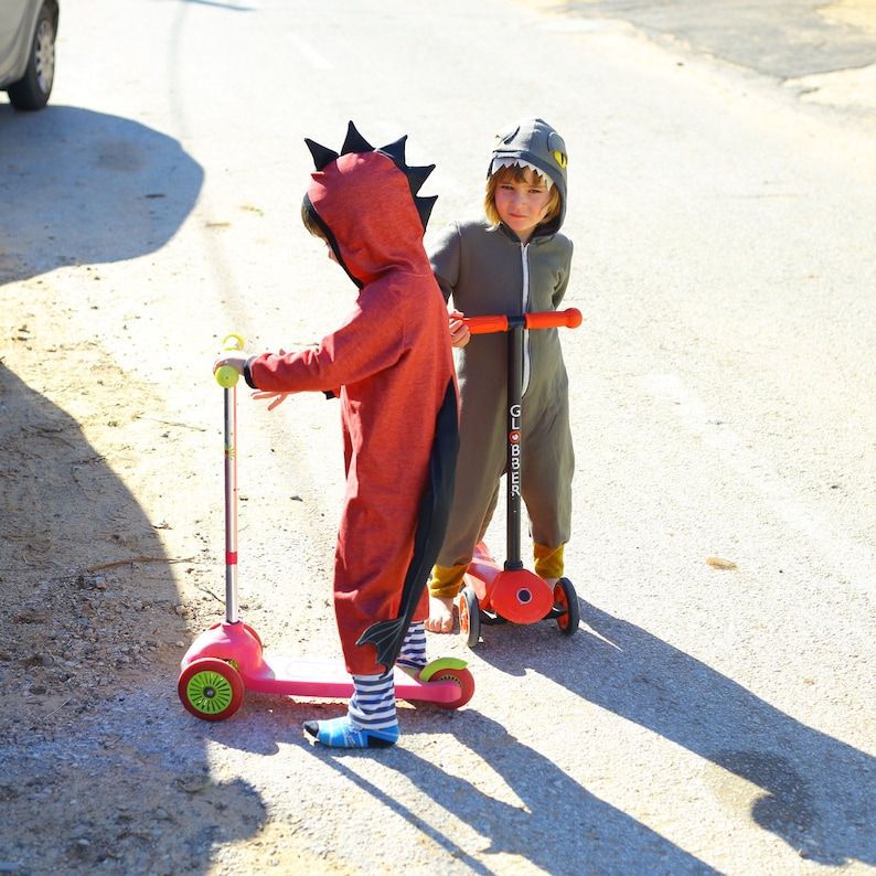 Dinosaur Green Jumpsuit Costume / Halloween Dinosaur Costume / Kids&Babies Dinosaur / Dragon Costume / Festival Outfit / Birthday Gift image 10