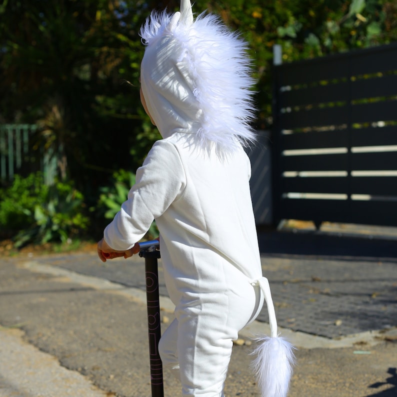 White Unicorn Handmade Playsuit Costume With Mane&Tail - Unique & Personalized | ThumbelinaWorkshop
Unicorn Playsuit Costume Gender-neutral for Kids and Babies | Unicorn kids costume | Customizable for Halloween or unicorn Birthday Present