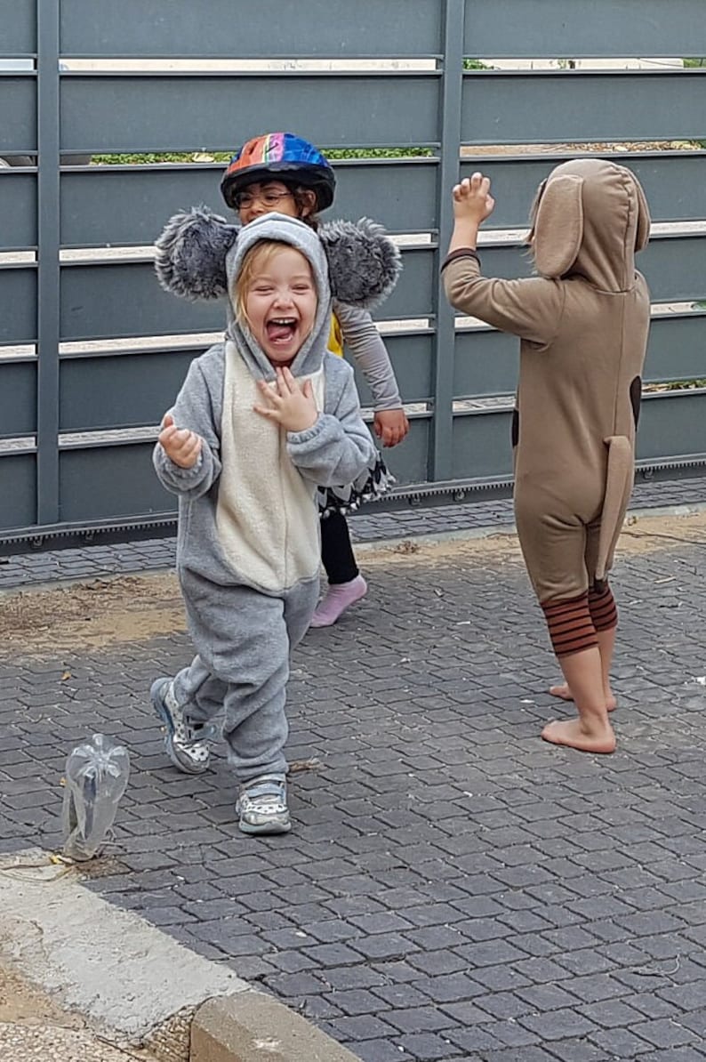 Newborn Koala Jumpsuit Costume / Halloween Koala Costume / Baby First Costume / Birthday Gift / Size 6-12M / Clearance image 2