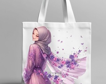 Hijabi Mädchen Kunstdruck Kollektion - Muslimische Frauen Illustration (Digitaler Download) popolur now.