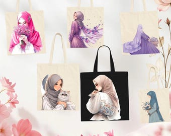 Collection d'impressions d'art pour filles hijabi - Illustration de femmes musulmanes (téléchargement numérique) popolur maintenant.