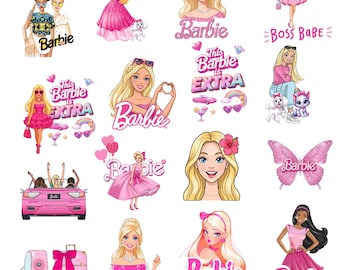Barbie SVG Bundle Pink Logo Clipart | Cricut Files (Digital Download)