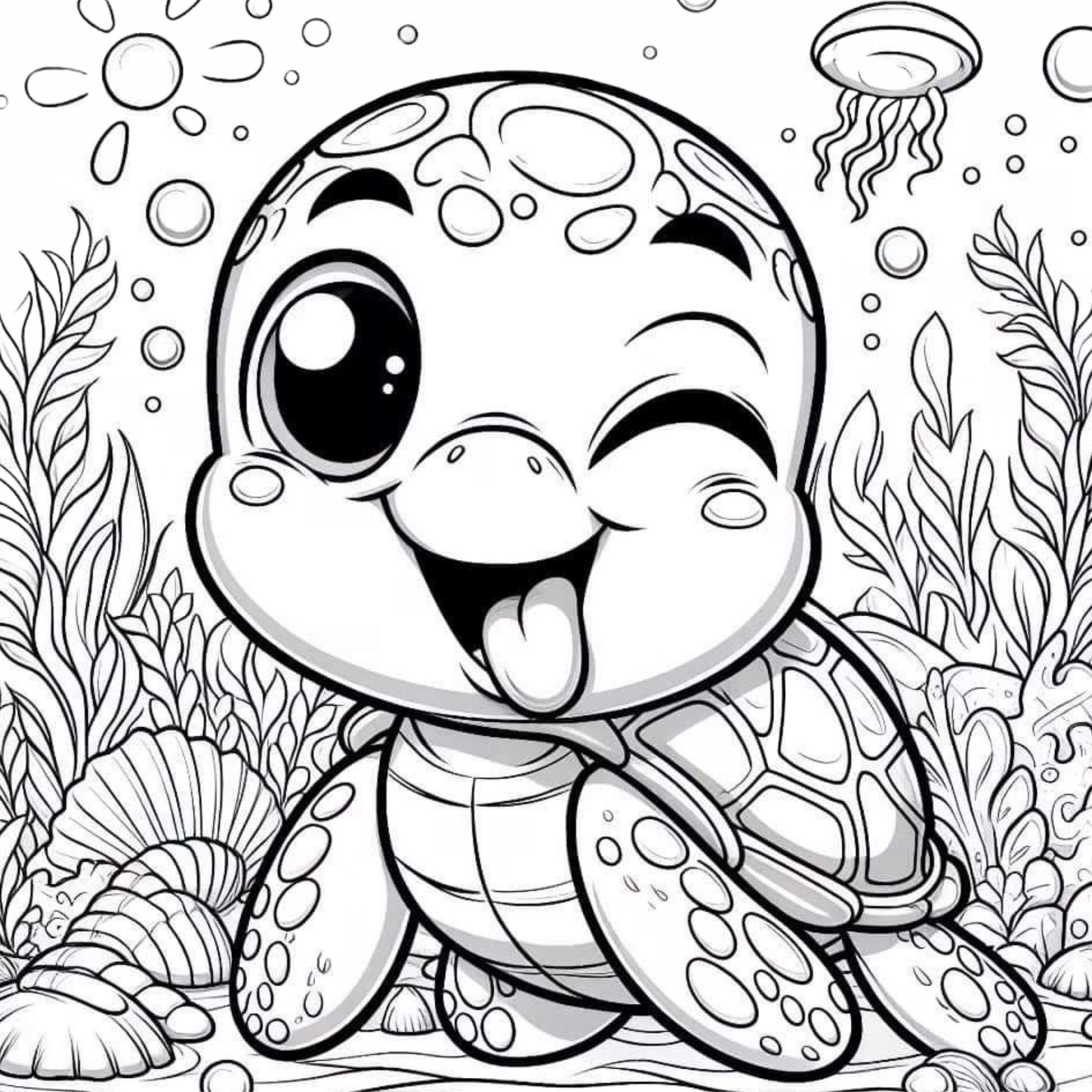 Animal Drawing Set – Tortoise Tiger Rabbit Elephant Illustration ...