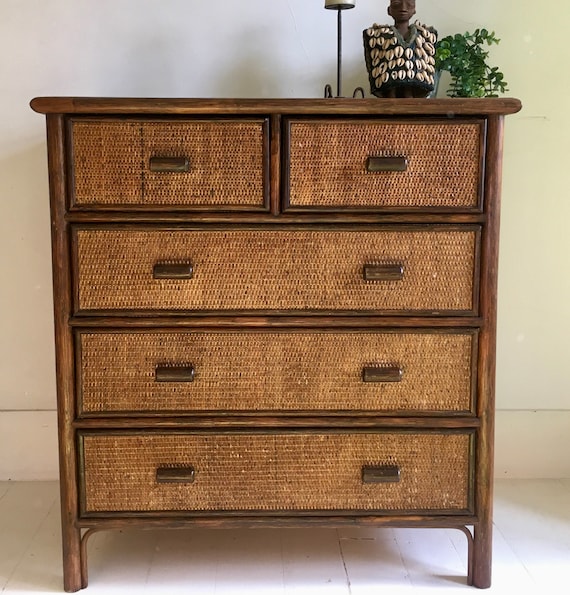 modern bamboo dresser Pre-Owned Greenington Magnolia Sable Sustainable Bamboo Dressers