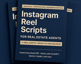 Guiones para videos inmobiliarios: 21 sugerencias para videos de Instagram para agentes. Guía digital.