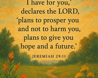 Jeremiah 29:11