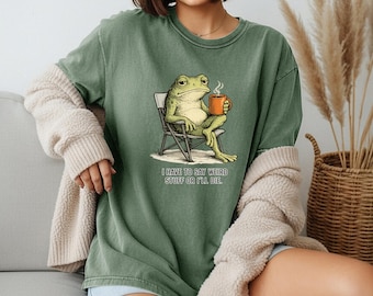 Lustiges Frosch-T-Shirt, lustiges Frosch-T-Shirt, lustiger Frosch-T-Shirt, lustiges Frosch-T-Shirt, lustiges Frosch-T-Shirt, lustiges lustiges Geschenk