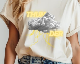 Vintage Gewitter Grafik T-Shirt, Wetter Enthusiast Geschenk