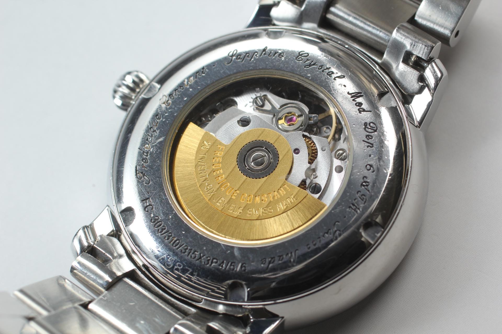 EXC+++++ Frederique Constant Fc-303/310/315x3p4/5/6 Automatic Date 