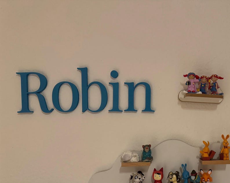 Personalized lettering | Custom text decoration | 3D printed name | Unique gift idea | 3D text | Lettering image 7