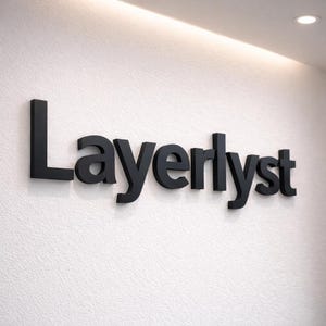 Personalized lettering | Custom text decoration | 3D printed name | Unique gift idea | 3D text | Lettering image 1