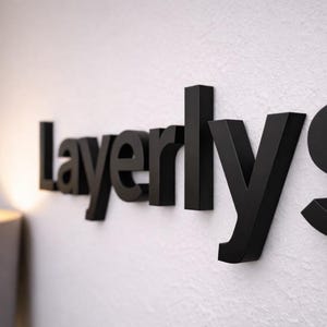 Personalized lettering | Custom text decoration | 3D printed name | Unique gift idea | 3D text | Lettering image 6