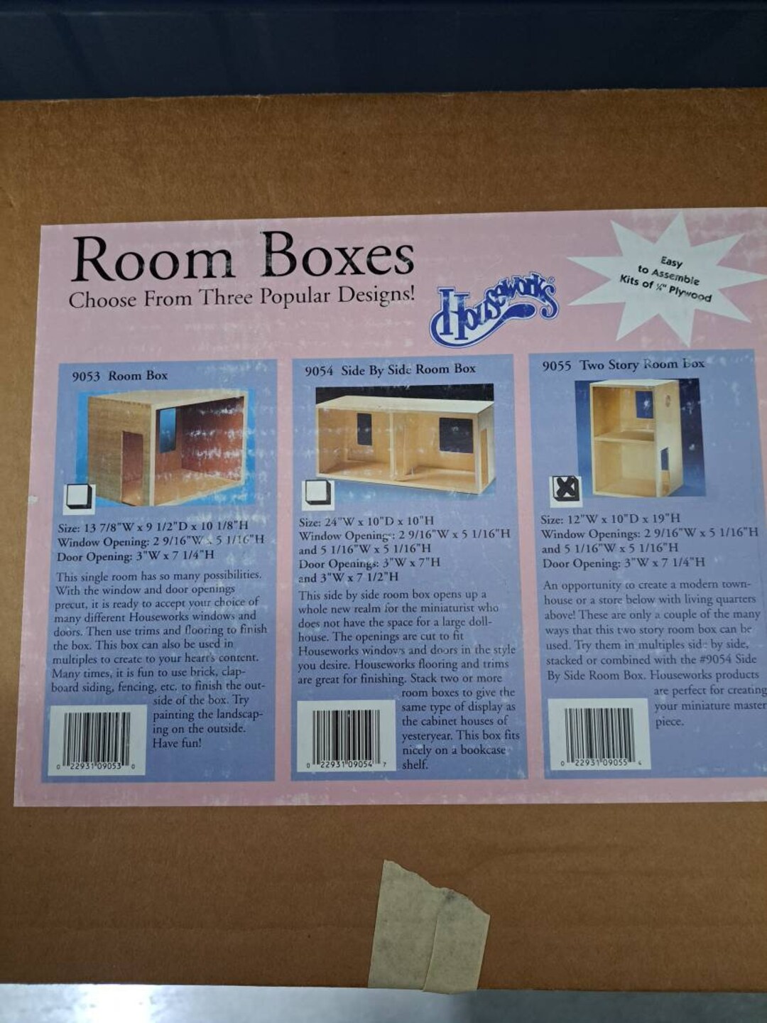 Housework 9055 2 Story Roombox ESTATE SALE, Rare Find, One Inch Scale ...