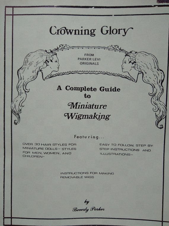 Book Crowning Glory by Beverly Parker A Complete Guide to - Etsy Book Crowning Glory by Beverly Parker A Complete Guide to - Etsy