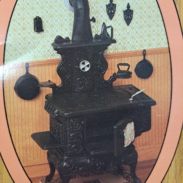 Scale Dollhouse Chrysnbon Cooking Stove KIT Victorian Style