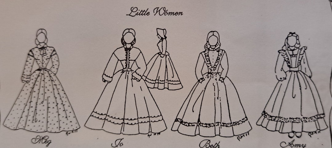 Miniature 1:12 Scale Clothes Pattern Emanjay No. 2141, 2140, 2142 ...