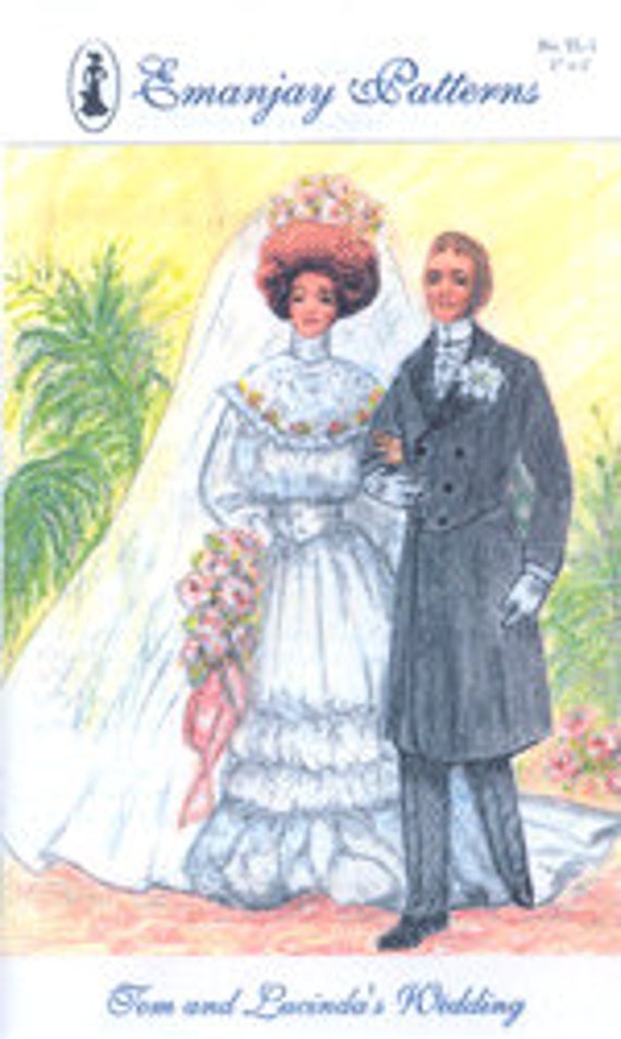 Emanjay Patterns Tom and Lucinda's Wedding - Etsy