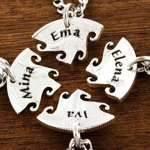 Friend Necklace Custom Name Necklaces 
