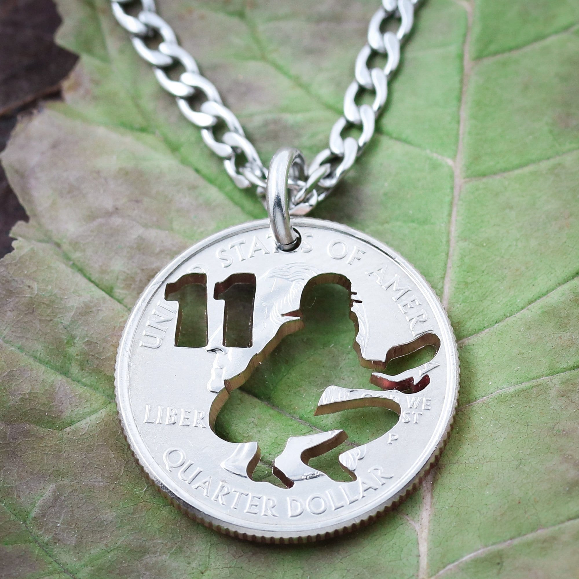 Personalized Baseball or Softball Catcher Necklace, Custom Jersey