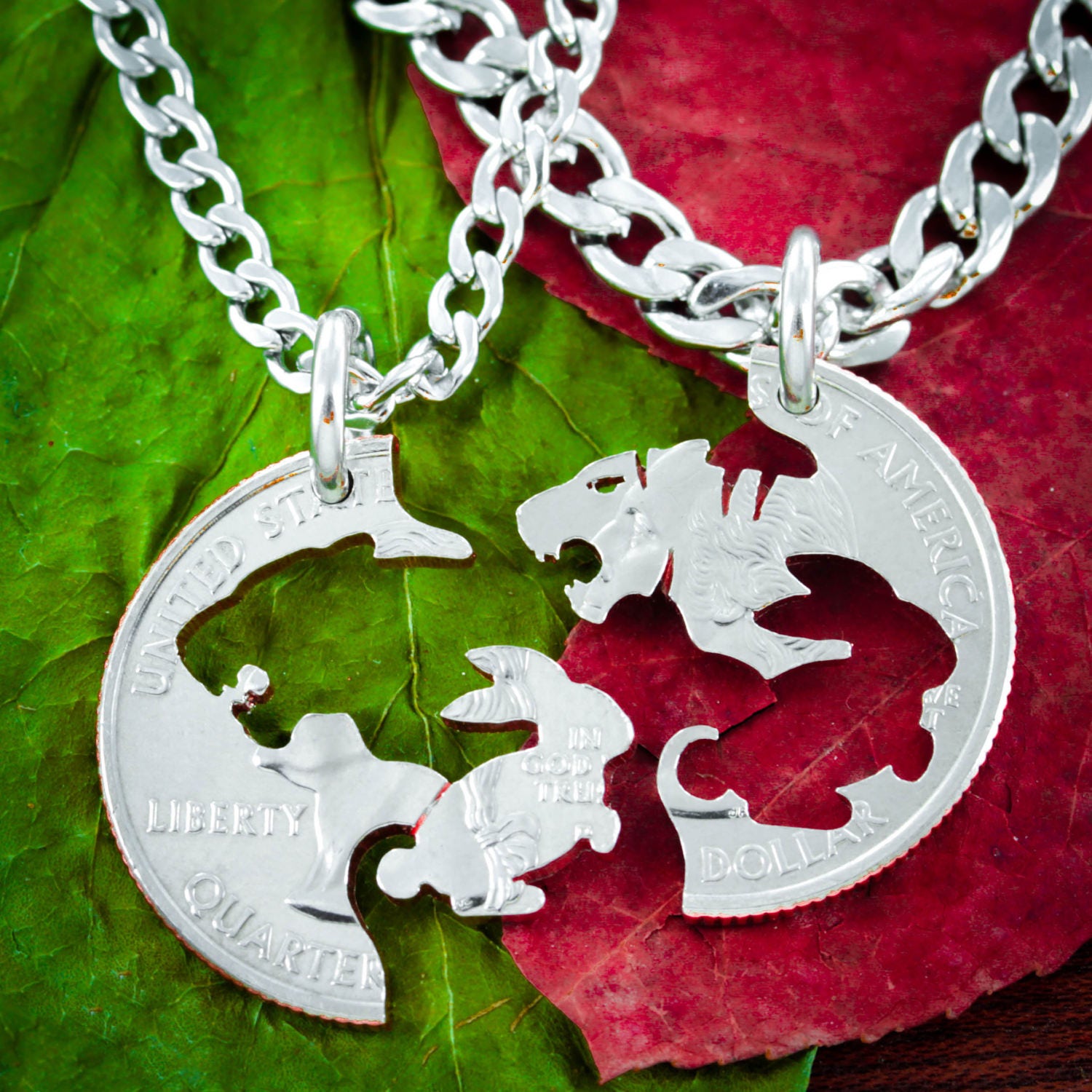Sterling Silver 16th Birthday Rabbit Heart Charm Necklace -  Denmark