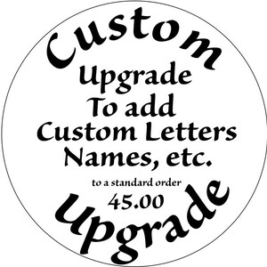 Customizations Of standard order 45