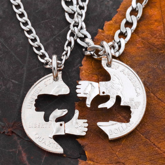 Moon and Star Friendship Mood Necklace Set | Earthbound Trading Co.