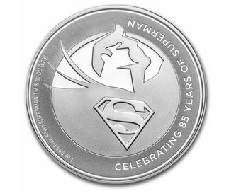 Upgrade for a Cut or Engraved Design 1oz Silver Coin Superhero 85th Anniversary