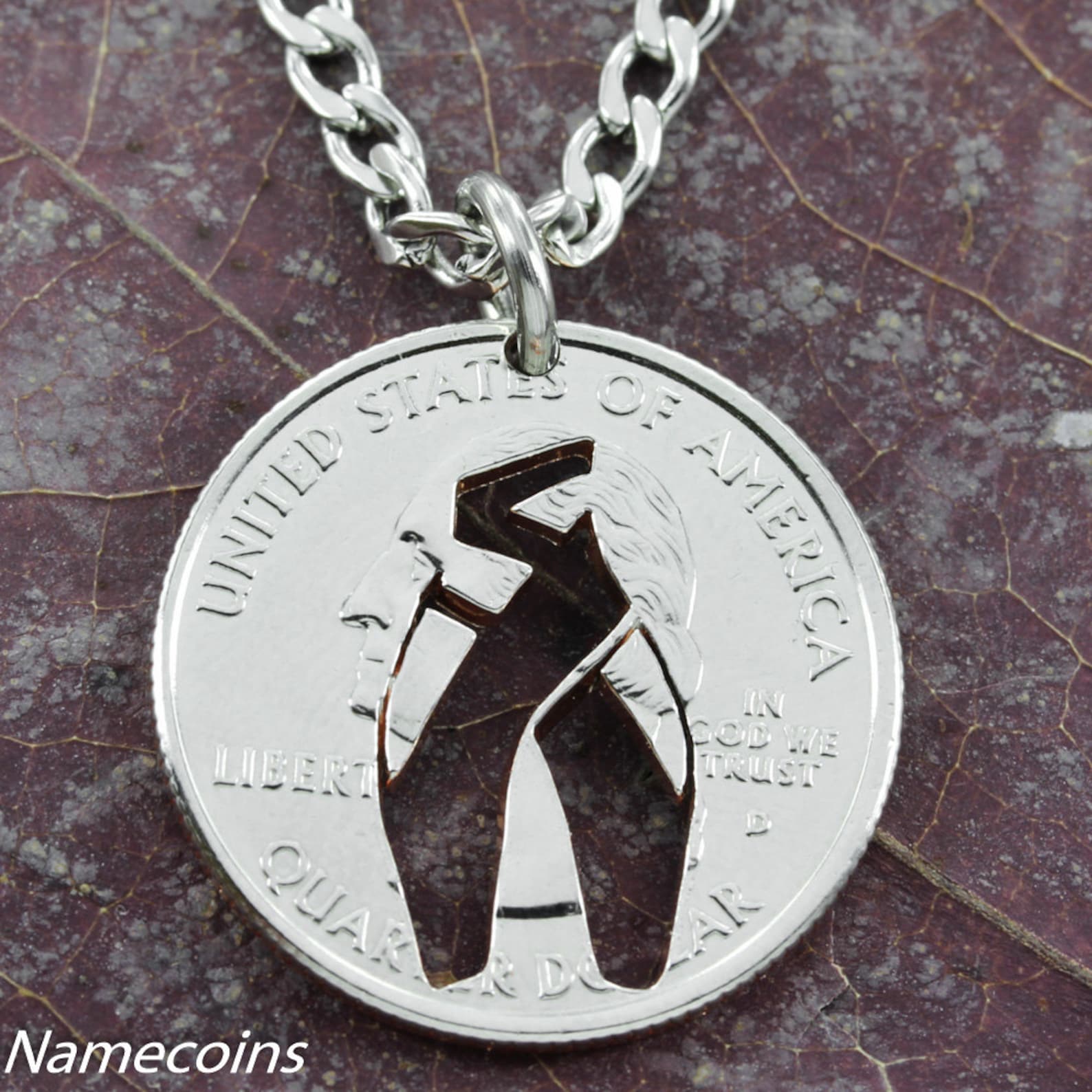 dancer shoe necklace, girl ballet slipper jewelry, hand cut coin