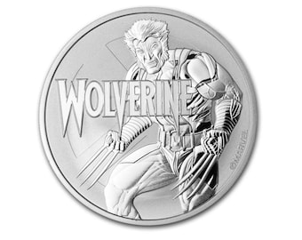 Wolverine 1oz Silver Coin Upgrade for Cut and Engraved Designs