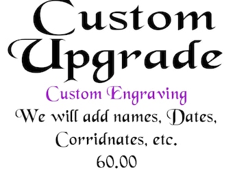 Custom Engraving Upgrade